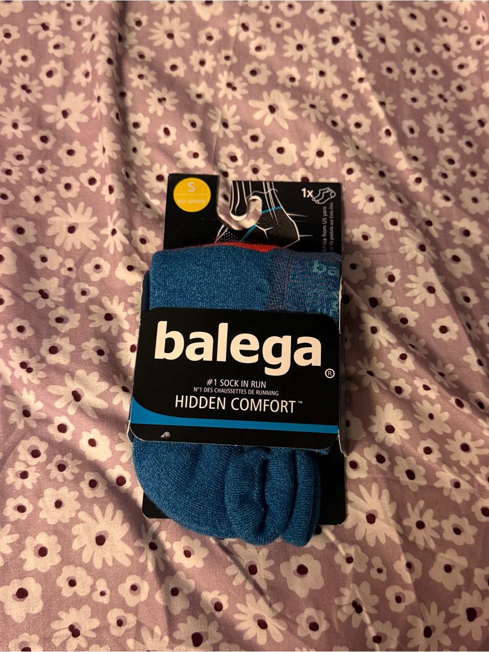 Balega Hidden Comfort No-Show Socks - Blue